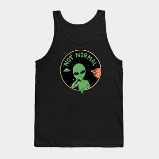 Alien not normal Tank Top